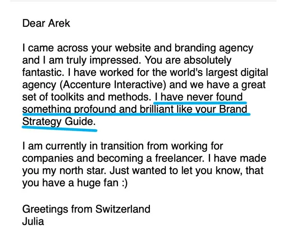 Customer testimonial 23