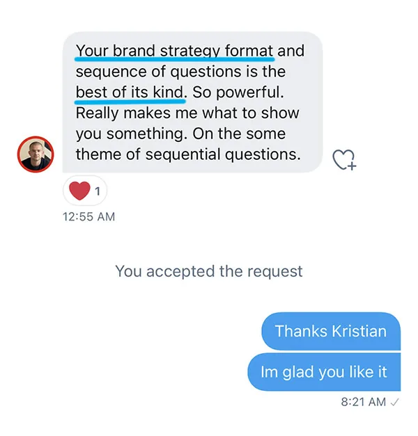 Customer testimonial 21