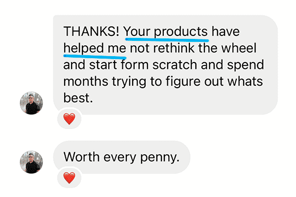 Customer testimonial 18