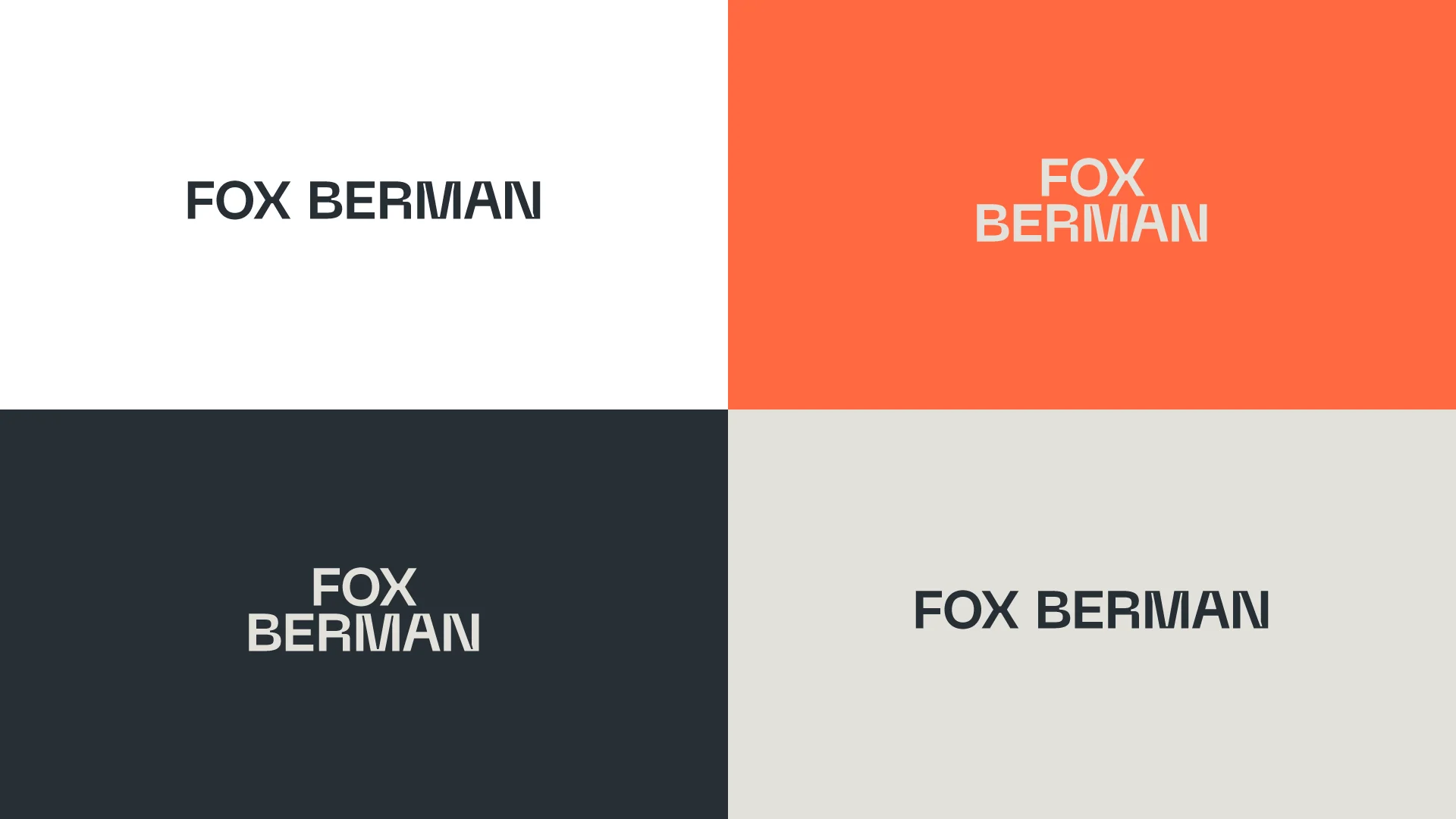 Fox Berman logo system