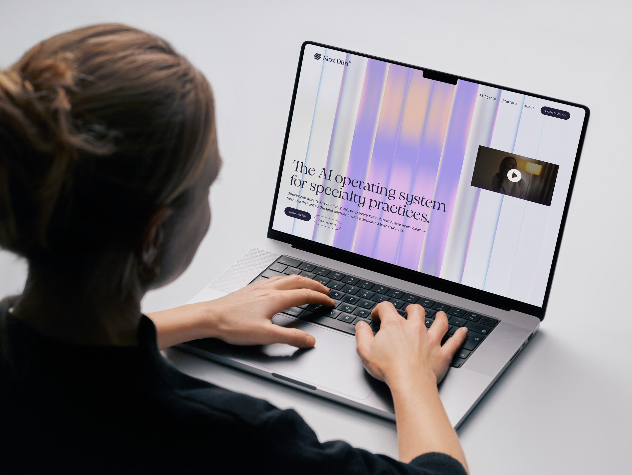 NextDimension website design