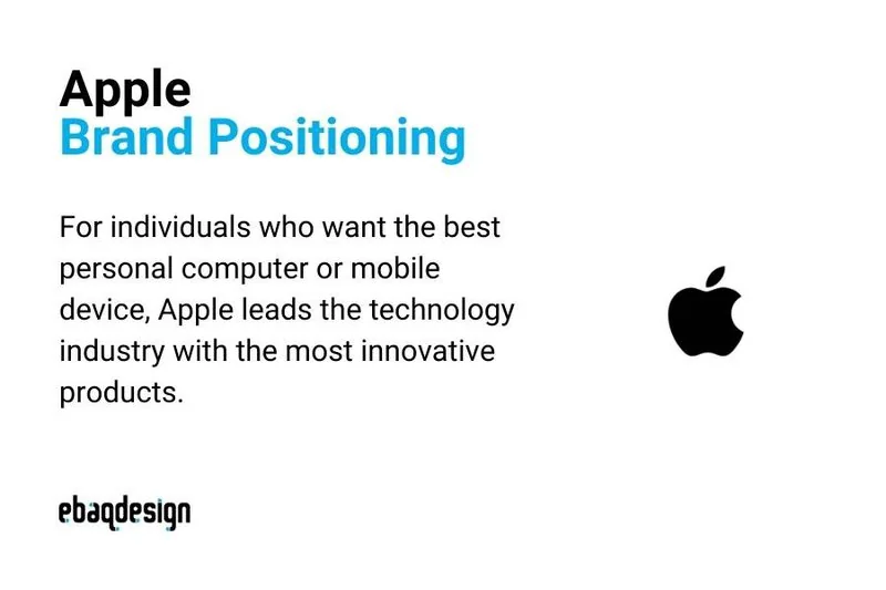 Apple's Brand Positioning