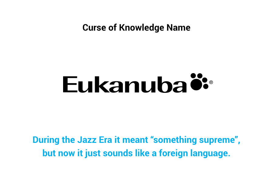Eukanuba - Curse of knowledge name