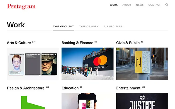 Pentagram - graphic design firm based in New York