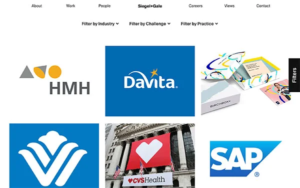 Siegel+Gale - graphic design firm based in New York