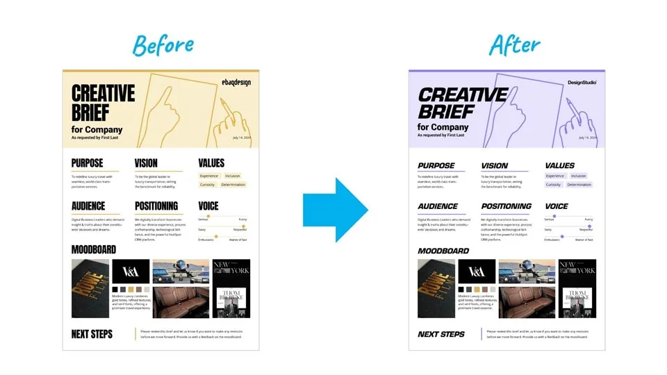 My Fully Customizable Logo Brief Template