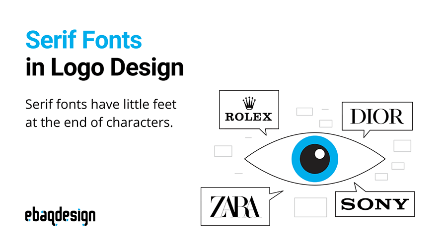 Serif fonts in Logo Design