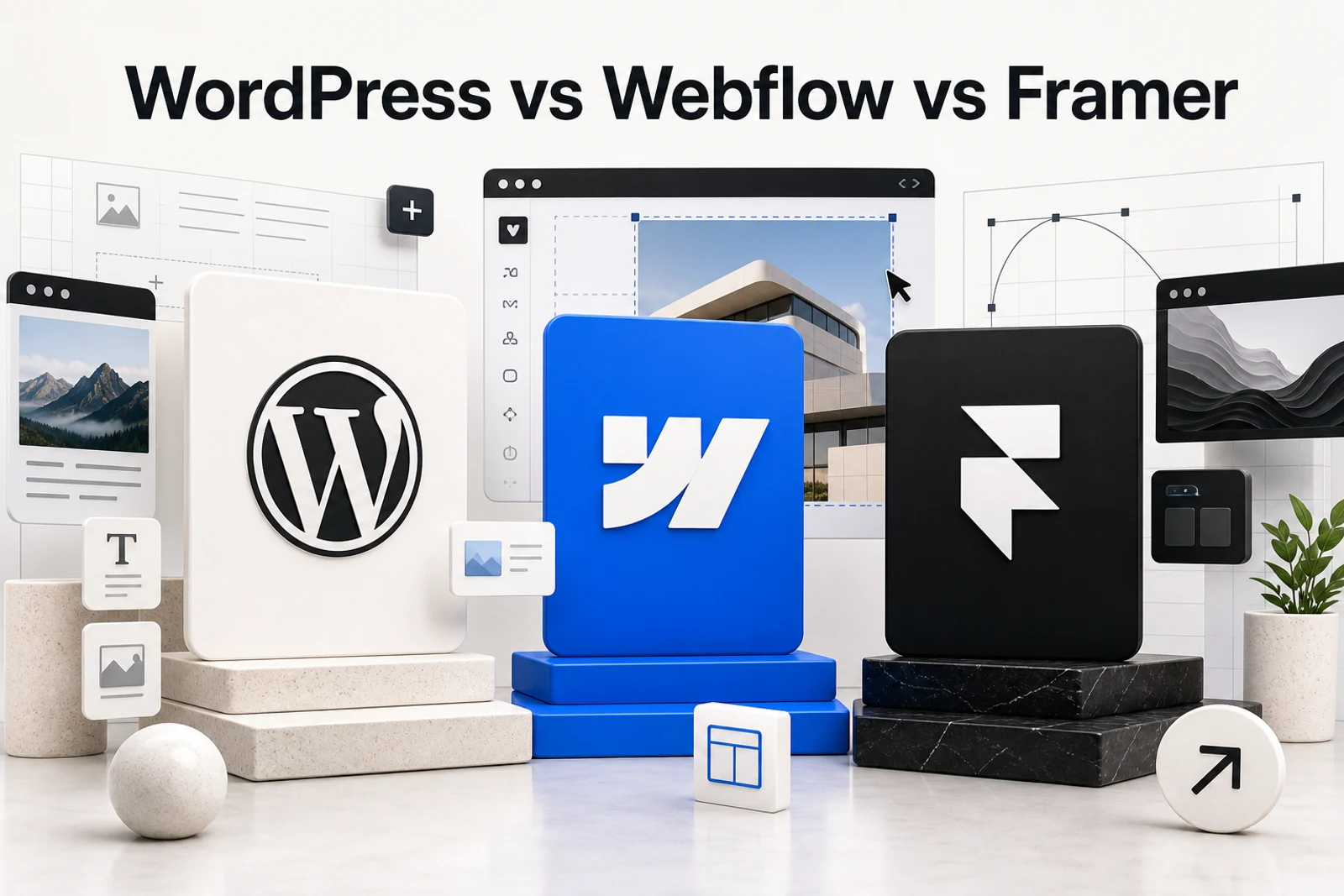 WordPress vs Webflow vs Framer: Which Is Better?