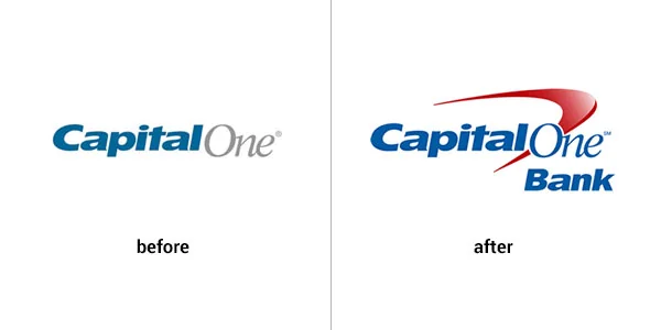 Capital One logo design gone wrong