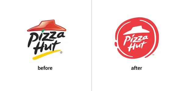 Pizza Hut logo design gone wrong
