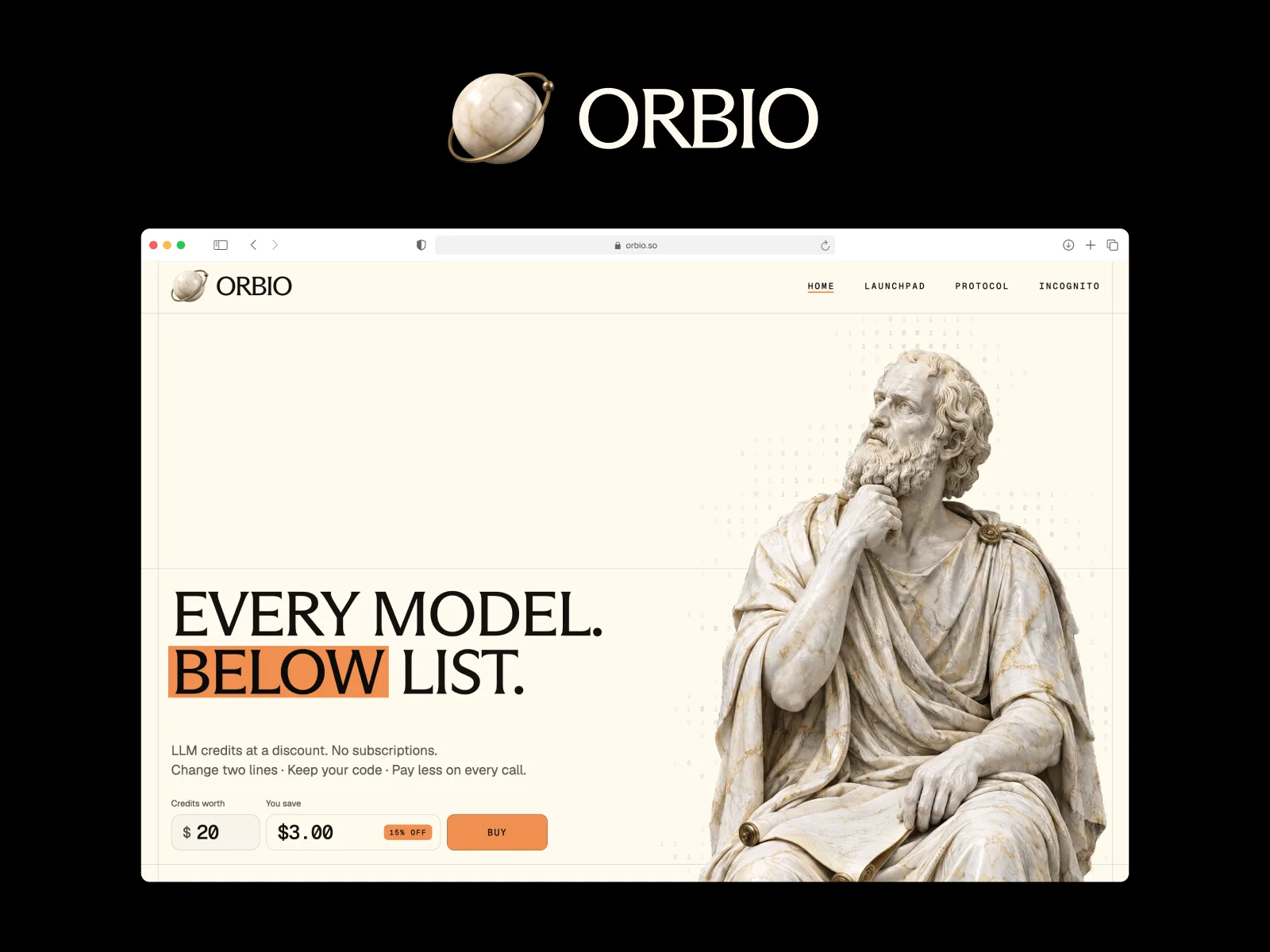 Orbio Website
